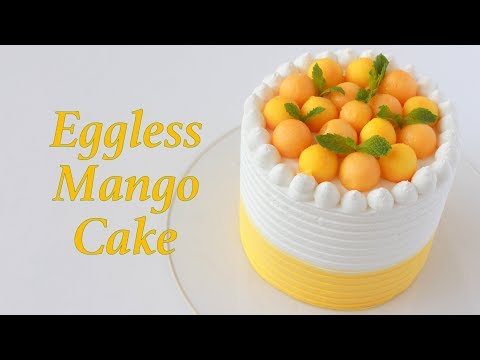 Eggless Mango Cake