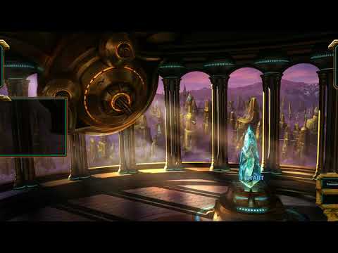 StarCraft Mass Recall 8 0 1 Protoss Campaign (Mission 10.  Eye of the Storm)