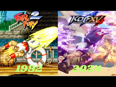 Evolution of Andy's Super Rending Blast Bullet in Fatal Fury and KOF series (1992-2024)超裂破弾 ちょうれっぱ