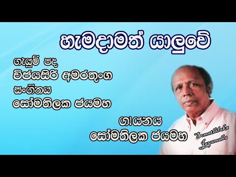 හැමදාමත් යාලුවේ.. (Hamadamath Yaluwe) | Somathilaka Jayamaha