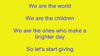 Michael Jackson, Lionel Richie &amp; Friends - We Are The World Lyrics