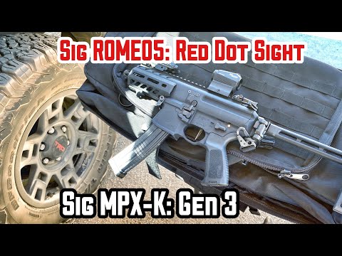 The Perfect Pair: Romeo5 Red Dot on Sig MPX K【Gun28】
