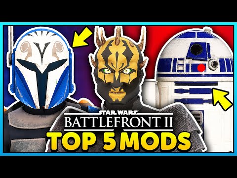 NEW Battlefront 2 INSANE Clone Wars Mods! (Top 5 Mods of the Week 128)