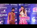 GIMA AWARDS 2016 RED CARPET Akansha Puri With KaanPhaad ABHILASH