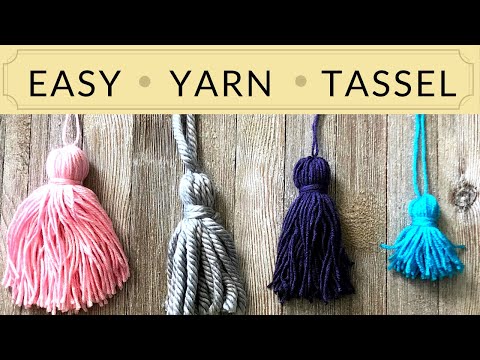 How To Make A Yarn Tassel