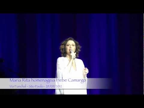 Maria Rita homenageia Hebe Camargo em show
