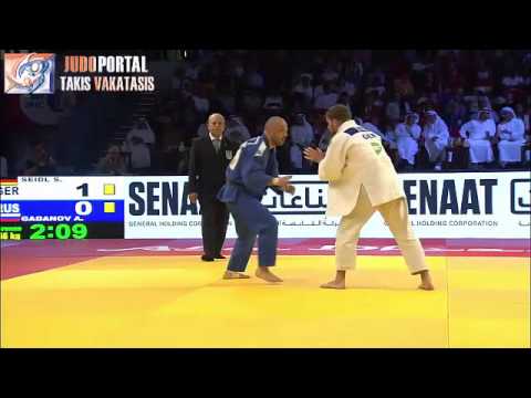Judo Grand Slam Abu Dhabi 2014 Bronze -57kg SEIDL Sebastian (GER) vs. GADANOV ALIM (RUS)