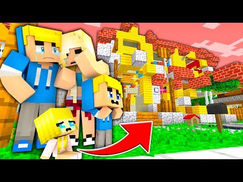 LA CASA DELLA MIA FAMIGLIA E' STATA DISTRUTTA!! - Famiglia di Minecraft DUE #7