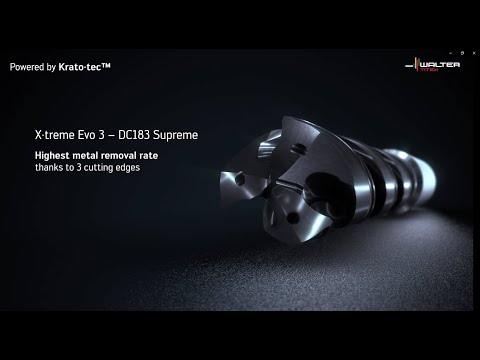 DC183 SUPREME SOLID CARBIDE DRILL – X·TREME EVO 3 - Precise positioning – productive holemaking