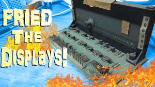 Shorted Board Fried EVERY DISPLAY In This Bally Supersonic Pinball Machine!!!