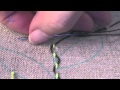 Learn How To Make an Interlaced Running Stitch   Pearl 5   Embroidery Beginner   German