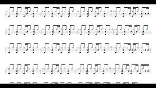 Bump Of Chicken-Acacia | Drum Score, Drum Sheet Music