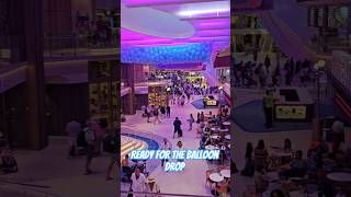 11pm balloon drop!  #royalcaribbean #staroftheseas #travel #cruise #cruiseship #viralshorts #wow