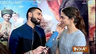 Bajirao Mastani: Deepika Padukone and Ranveer Singh Exclusive Interview video