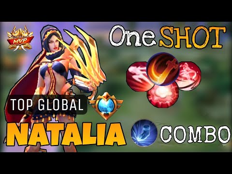 Fast Hand NATALIA Perfect OneShot COMBO | Natalia Bestbuild 2022 | Top Global Natalia Gameplay |MLBB