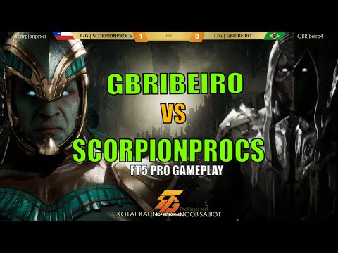 T7G | SCORPIONPROCS VS T7G | GBRIBEIRO - Kotal Kahn vs Jacqui, Noob- FT5 - MK11 Ultimate