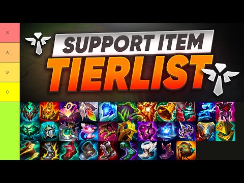 THE SUPPORT ITEM TIERLIST - LEAGUE OF LEGENDS META ANALSYIS