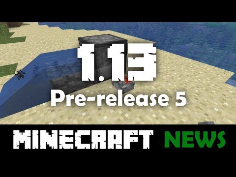 What's New in Minecraft Java Edition 1.13 Pre-release 5?