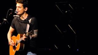 XO- John Mayer (Beyonce Cover) Sydney 24-04-2014