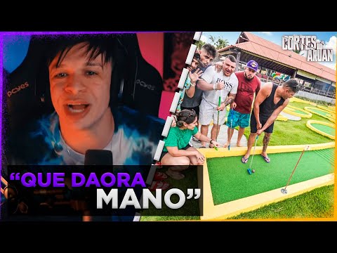 ARUAN REAGE A CAMPEONATO DE MINI GOLF VALENDO 3.000 REAIS COM MEUS AMIGOS😲 (RENATO GARCIA)