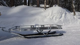 Финские сани для рыбалки разборные атом