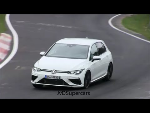 2021 Volkswagen Golf 8 R & Golf 8 R Variant Testing on the Nurbürgring