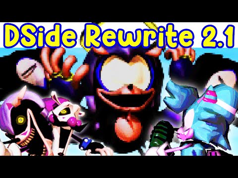 Friday Night Funkin': VS Rephrase (D-Side Rewrite Sonic.EXE) V2.1 New Update | FNF Mod