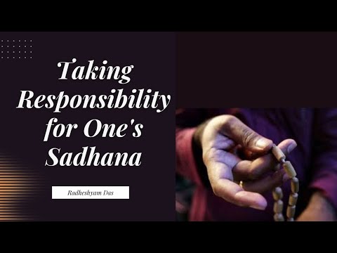 Taking Responsibility for One's Sadhana | Voice Visit | Radheshyam Das