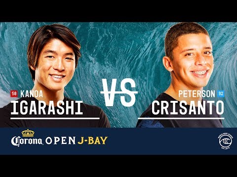 Kanoa Igarashi vs. Peterson Crisanto - Round of 16, Heat 7 - Corona Open J-Bay 2019