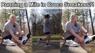 Can you run a mile in Crocs Sneakers?