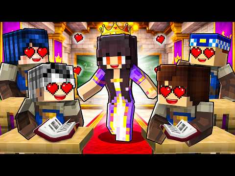 Okulun KRAL Çocukları PRENSES ÖĞRETMEN GÖKÇE'ye AŞIK OLDU - Minecraft