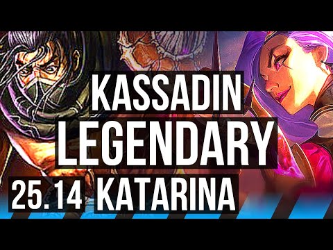 KASSADIN vs KATARINA (MID) | 20/1/6, Legendary | TR Grandmaster | 25.14