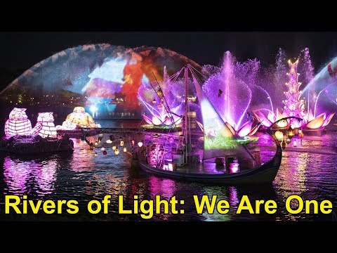 "Rivers of Light: We Are One" NEW Full Nighttime Show at Disney's Animal Kingdom, Walt Disney World