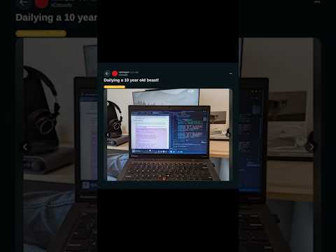 The oldest laptop series ￼Feat. Thinkpad