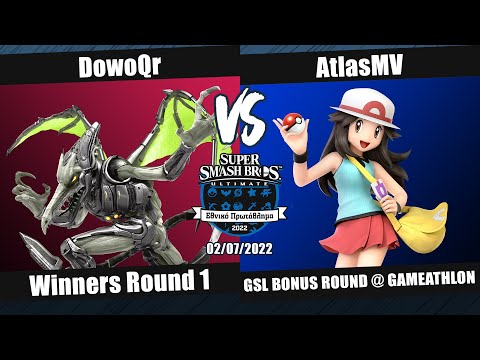 GSL22BR - WR1 - DowoQr (Ridley) vs AtlasMV (Pokémon Trainer) - SSBU