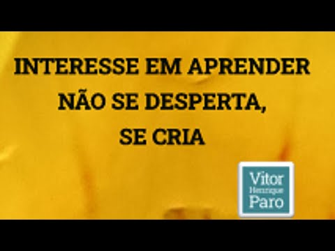 Interest in learning isn't awakened, it's created.