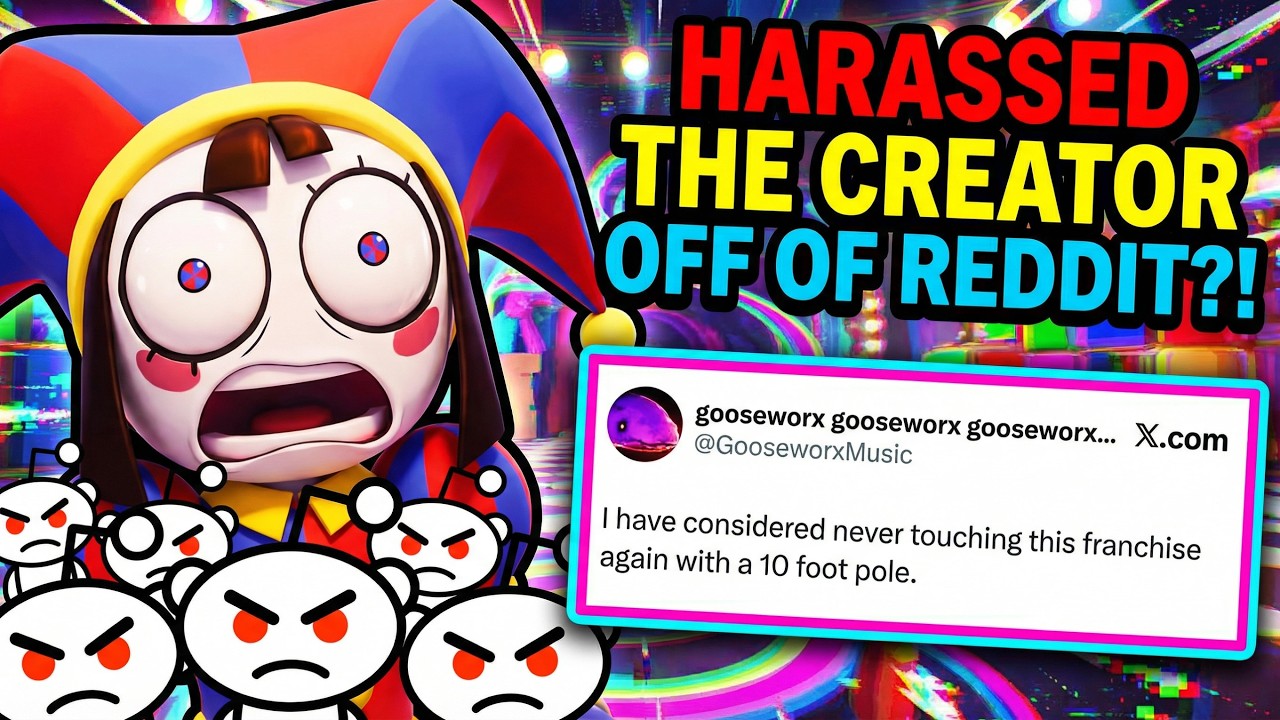 The Amazing Digital Circus Creator HARASSED Off Reddit by Animation Stans?!