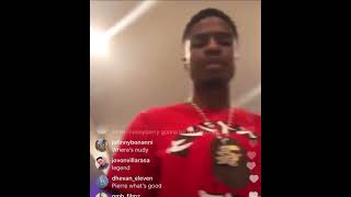 Pierre Bourne playing 3 untitled beats ig live