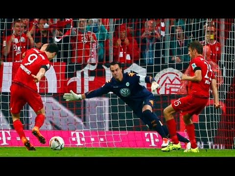 Bayern Munich vs Wolfsburg 5:1 | Lewandowski Super show !