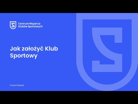 Jak założyć klub sportowy