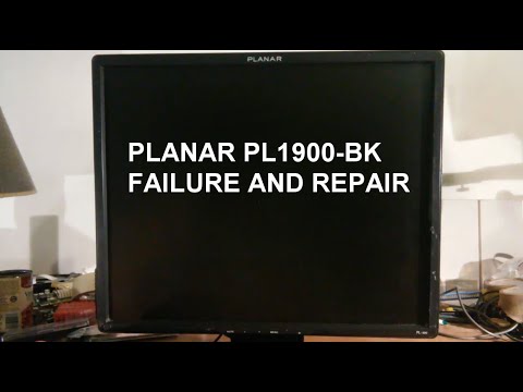 Planar PL1900 failure. Power supply repair