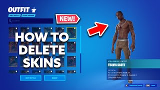 How To Delete Skins In Fortnite! (NEW Locker Feature)