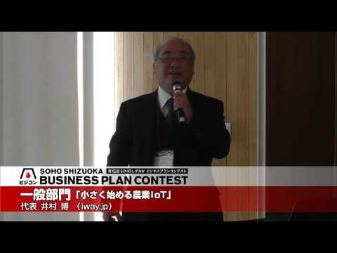 経営情報学科 【一般部門】『小さく始める農業IoT』 iway.jp 代表　井村 博