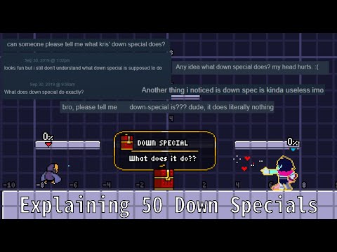 Rivals of Aether Workshop: Explaining 50 Down Specials