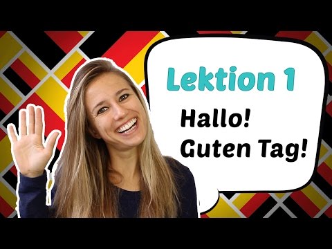 GERMAN LESSON 1: Learn German for Beginners - German Greetings ????