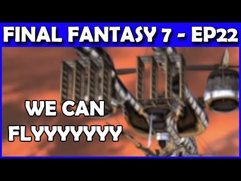 Let's Play Final Fantasy 7 PS4 - Getting the Highwind & Chocobo Breeding? - Part 22