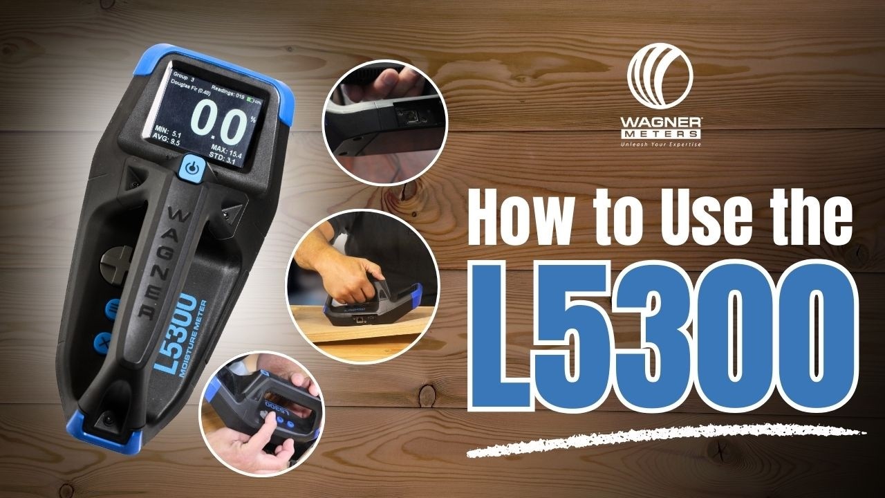 Step-by-Step Guide: Using the L5300 Industrial Moisture Meter