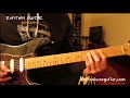 THIN LIZZY - Downtown Sundown GUITAR COVER (Lesson)
