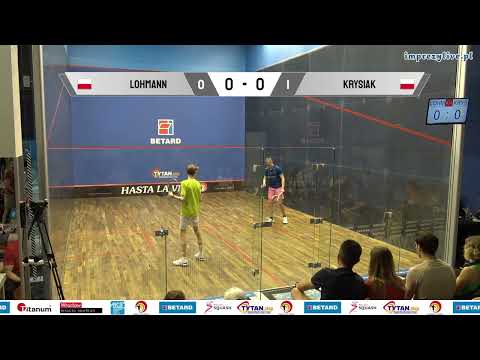 Leon Krysiak - Szymon Lohmann - BETARD Indywidualne Mistrzostwa Polski w Squasha 2023