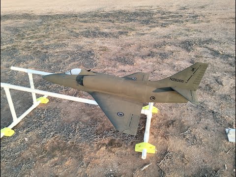 A4 Skyhawk 80mm EDF 3D Printed Maiden